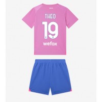 AC Milan Theo Hernandez #19 Replica Third Minikit 2023-24 Short Sleeve (+ pants)